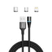 Savio CL-152 USB cable 1 m USB 2.0 USB C Micro USB A/Lightning Black - USB cablesKBA-USB<<<Cables
