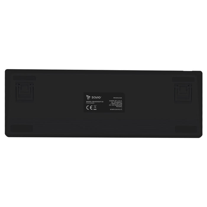 SAVIO BLACKOUT X2 Mechanical Keyboard OUTEMU Blue, Hot Swap