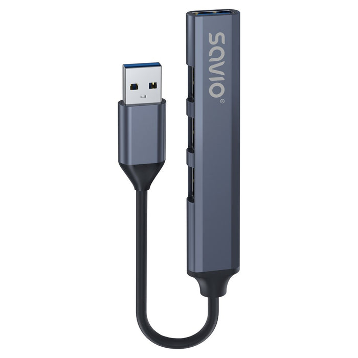 SAVIO Hub AK-70 USB-A - 3 × USB-A 2.0, 1 × USB-A 3.1 GEN 1, 4 in 1, 5 Gbps