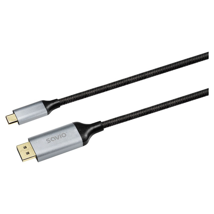 Savio CL-208 USB cable USB 3.2 Gen 1 (3.1 Gen 1) 2 m USB C Black, Grey