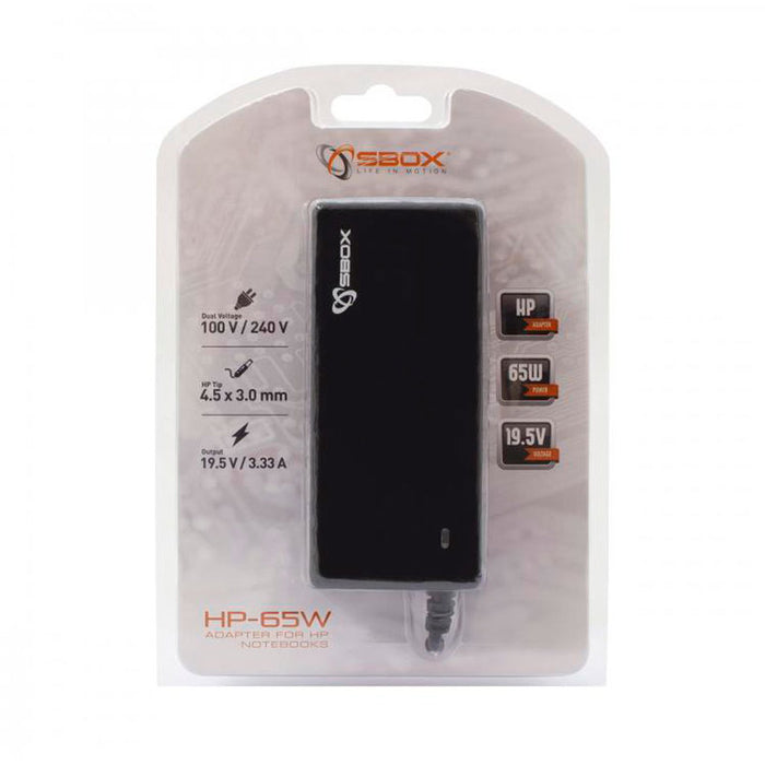 SBOX HP-65W laptop charger