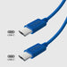 SBS TECABLETISSUETCCB USB-C - USB-C 1.5m 60W braided cable - blue - Cell phone cables<<<HurtelXML&&&Аксесоари за