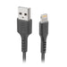 SBS TECABLEUSBIP589K USB-A - Lightning Cable 1m MFi Certified - Black - Cell phone cables<<<HurtelXML