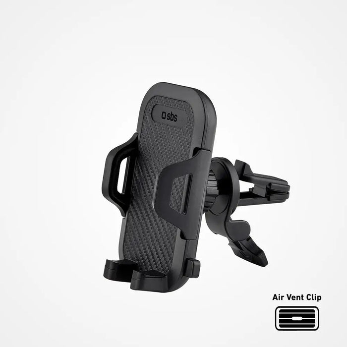 SBS TEHWSUPCLIPSTG smartphone holder for air vent with reinforced jaws - black - Cell phone