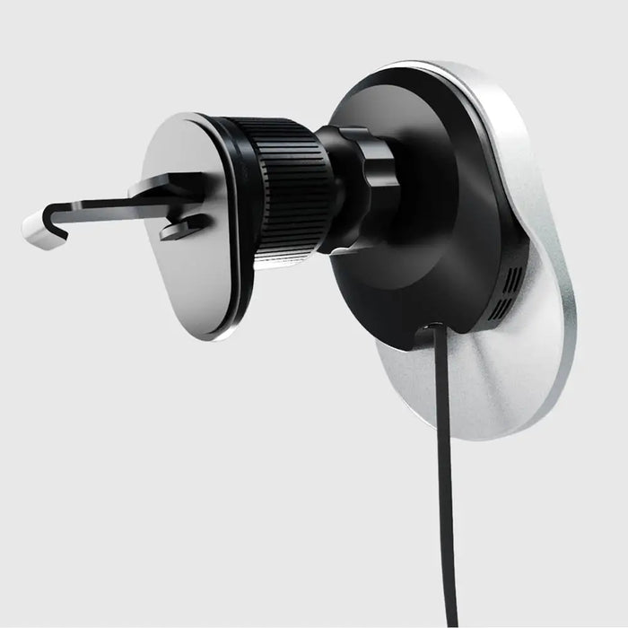 SBS TESUPP15WRETRACABL Wireless Charger Smartphone Holder with Retractable Cable Compatible with MagSafe - Black - Cell