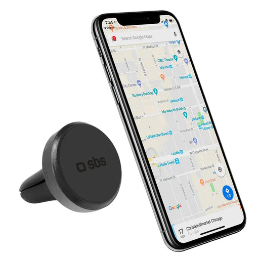 SBS TESUPPEASYMAGK smartphone holder magnetic for air vent - black - Cell phone holders<<<HurtelXML