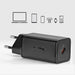 SBS TETRGAN1C65W 65W GaN Power Delivery Charger - Black - Cell phone USB charger<<<HurtelXML
