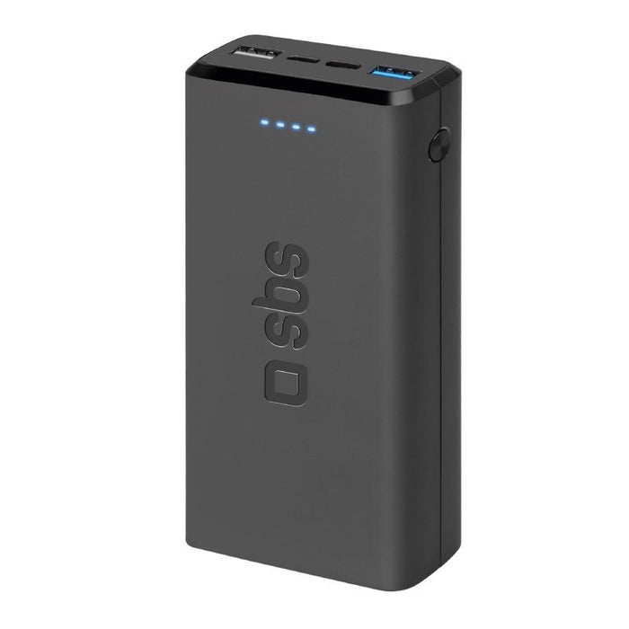 Powerbank Puro Fast 20000 mAh 2x USB-A + 1x USB-C - black