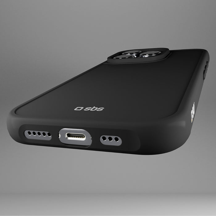 SBS Full Active D3O Case for iPhone 16 Pro Max - Black