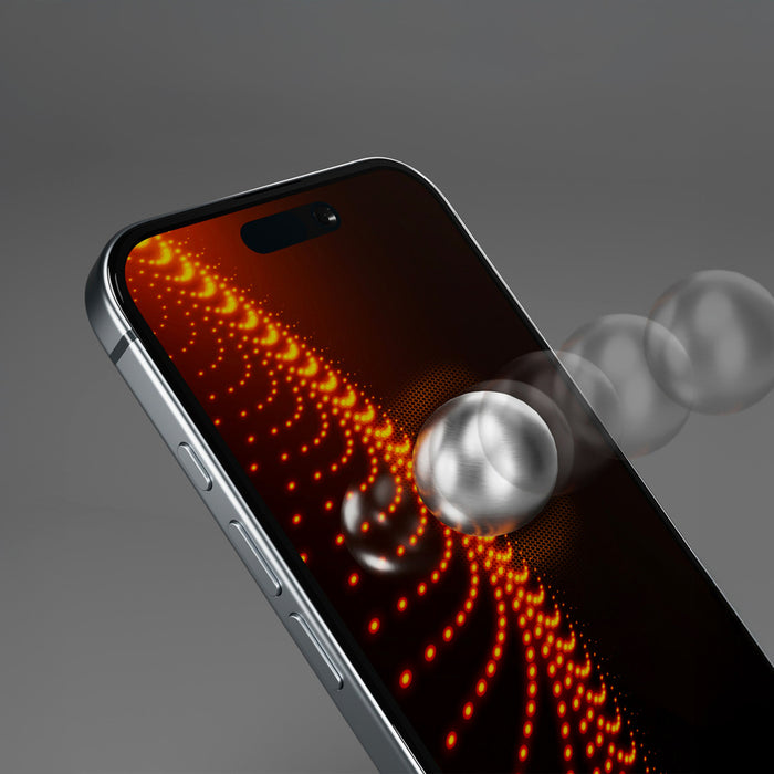 SBS Tempered Glass D3O with frame for iPhone 16 Pro