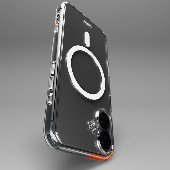 SBS Extreme Mag D3O MagSafe iPhone 16 Case - Transparent
