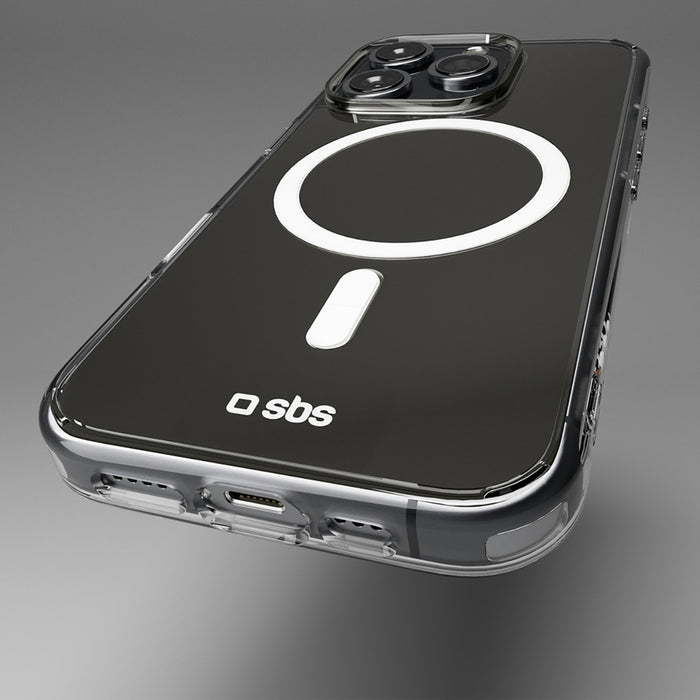 SBS Extreme Mag D3O MagSafe Case for iPhone 16 Pro - Transparent