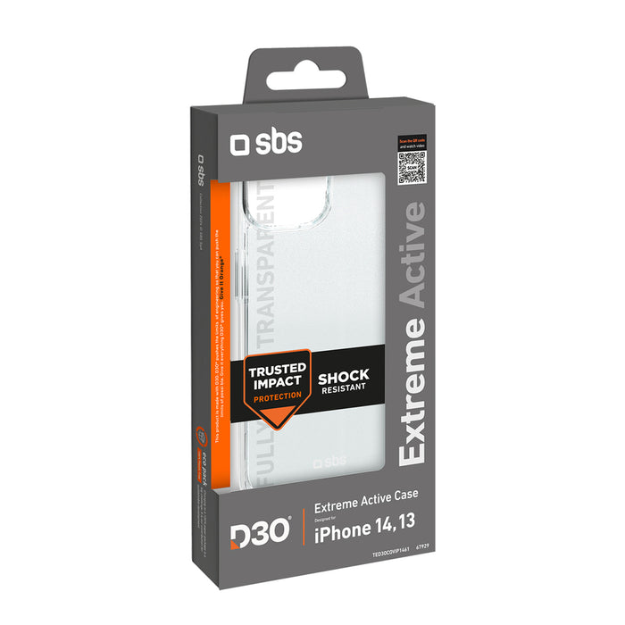 SBS D3O Case for iPhone 14 / 13 - Transparent