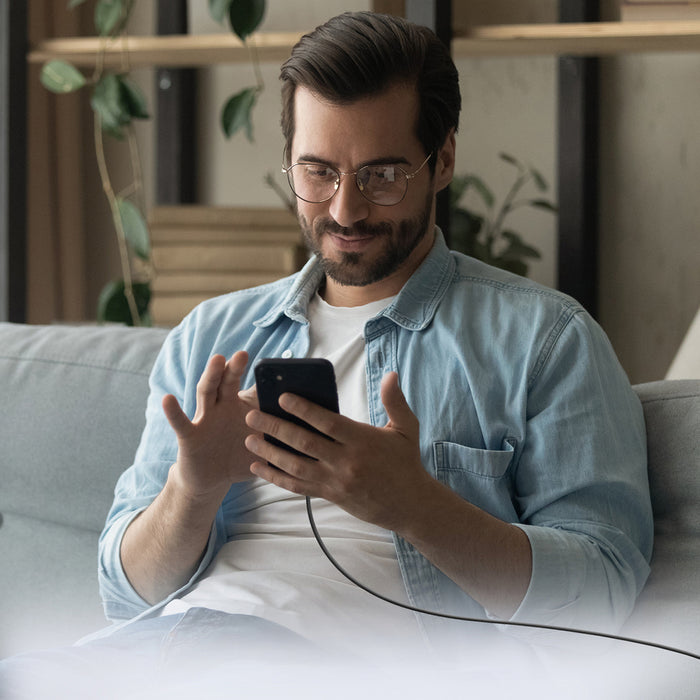 SBS TECABLETISSUETCK USB-C - USB-C 1.5m 60W braided cable - black