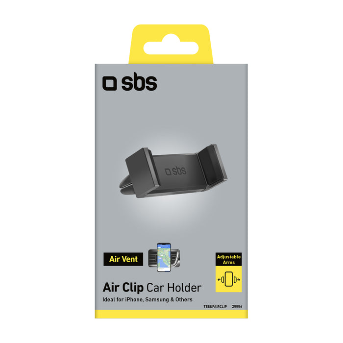 SBS TESUPAIRCLIP smartphone holder for air vent - black