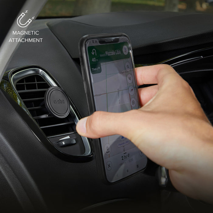 SBS TESUPMAGMCLIP smartphone holder magnetic, for air vent - black