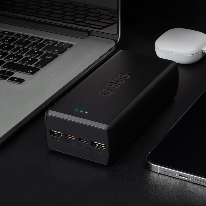 Powerbank SBS TTBB30000PD20K 30000 mAh 2 x USB-C 2 x USB-A - black