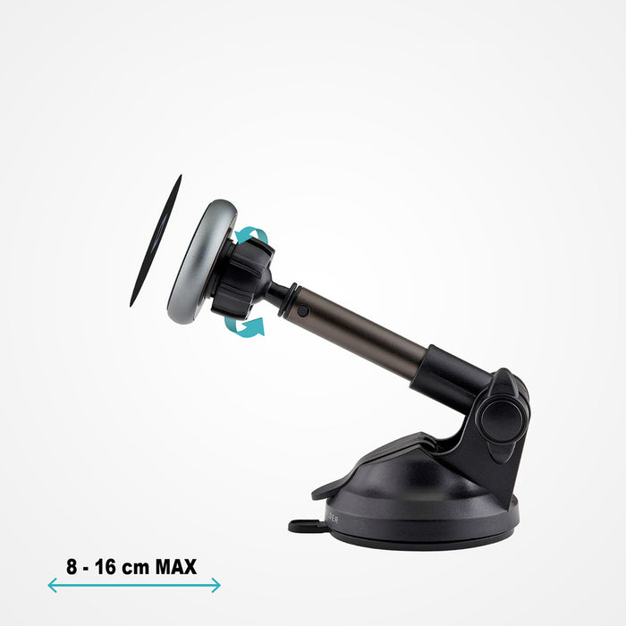 SBS TESUPMAGEXT Telescopic Smartphone Holder Compatible with MagSafe - Black