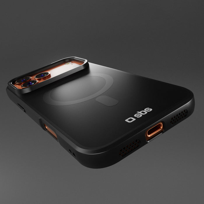 SBS Full Active Mag Case with D3O Technology for iPhone 17 Pro - Black