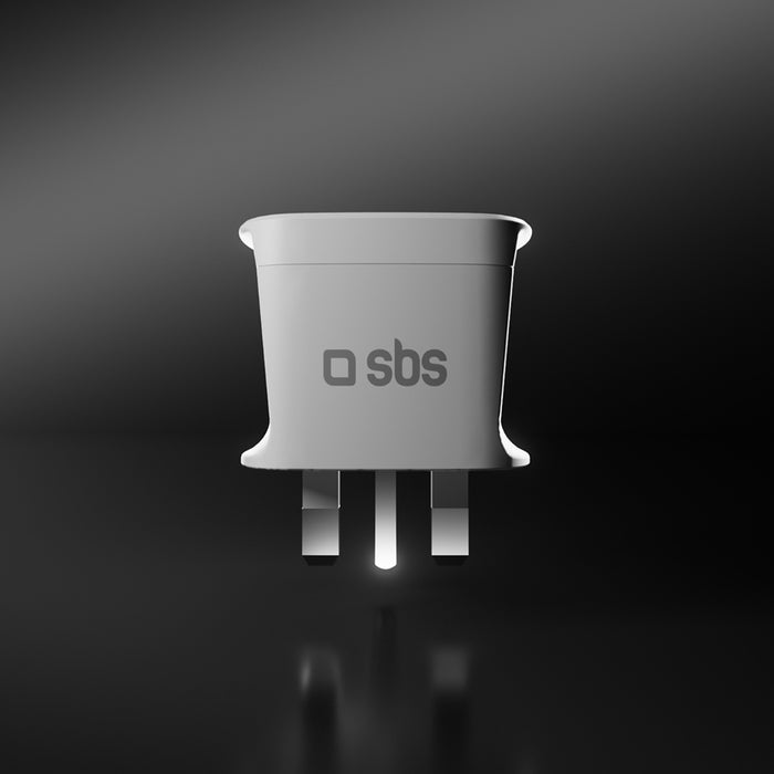 SBS UK Travel Adapter - Universal - White