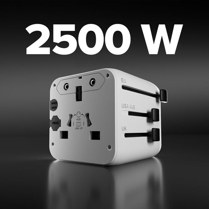 SBS TEADAPTUNI universal travel adapter - white