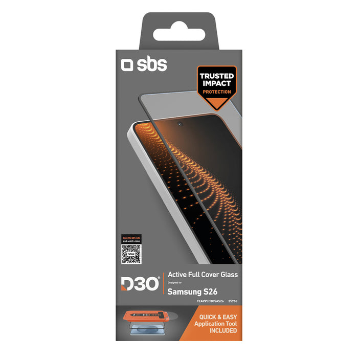 SBS D3O Glass with Applicator for Samsung Galaxy S26