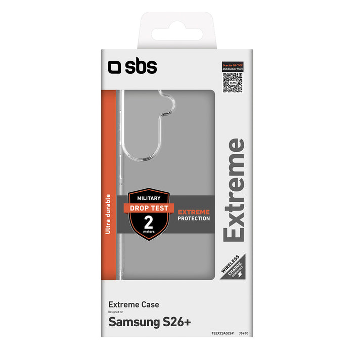 SBS Extreme X2 Case for Samsung Galaxy S26 Plus - Transparent