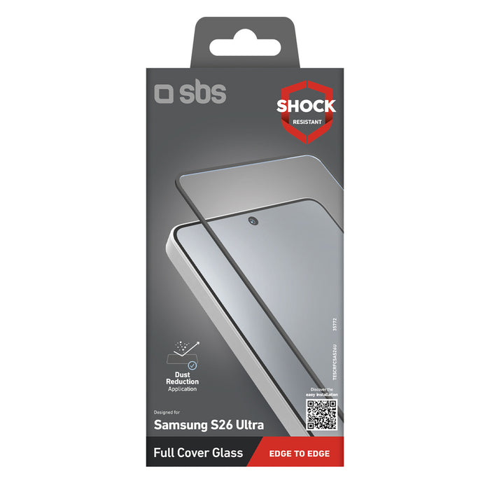 SBS Full Cover Tempered Glass for Samsung Galaxy S26 Ultra