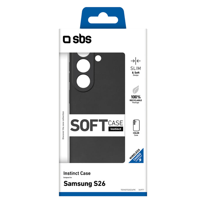 SBS Instinct Case for Samsung Galaxy S26 - Black