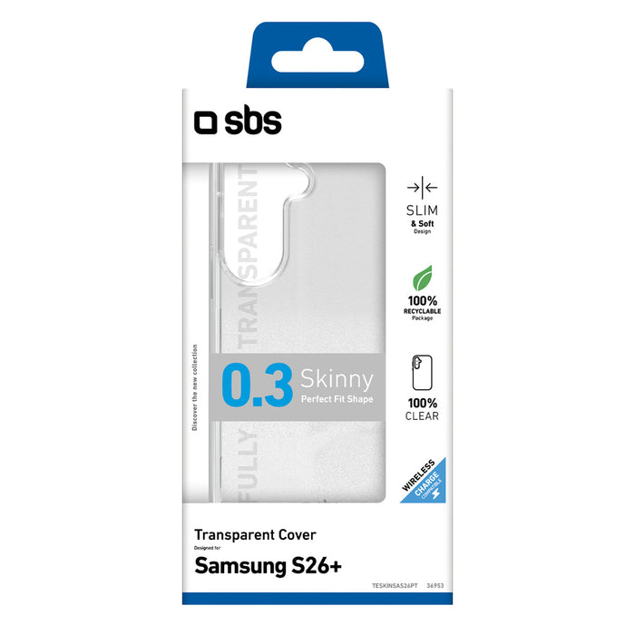 SBS Skinny Cover for Samsung Galaxy S26 Plus - Transparent