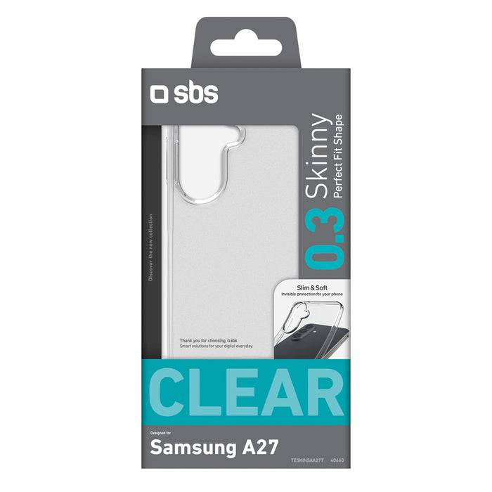 SBS Skinny Cover for Samsung Galaxy A27 - Transparent