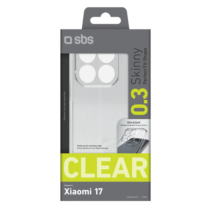 SBS Skinny Cover for Xiaomi 17 - transparent