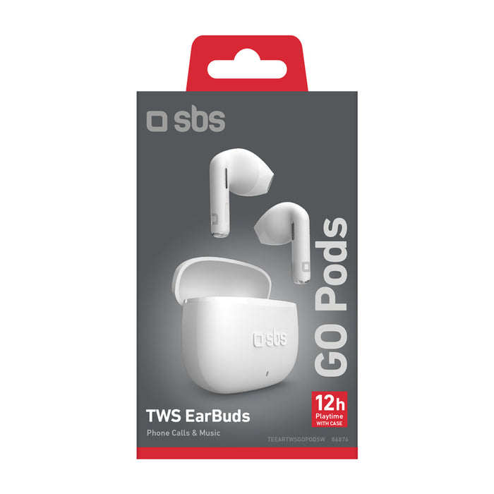 True wireless headphones SBS 86876 WHITE WHITE