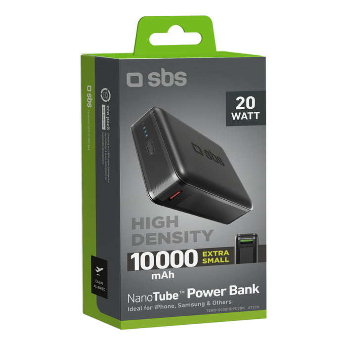 Powerbank SBS TEBB10000HDPD20K 10000 mAh with Power Delivery - black