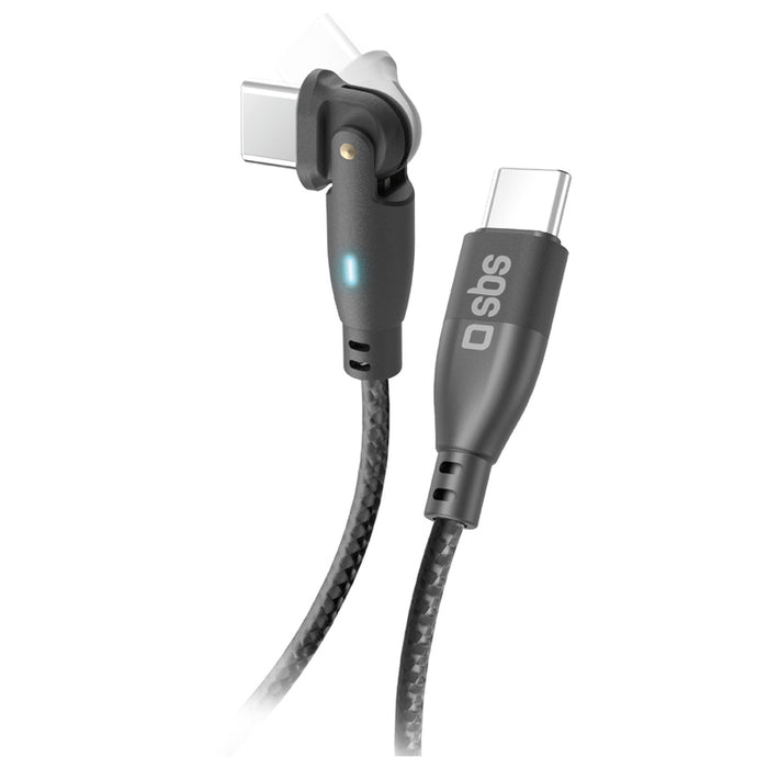 CABLE SBS USB-C 2.0 60W Flexy 1 m 180* B
