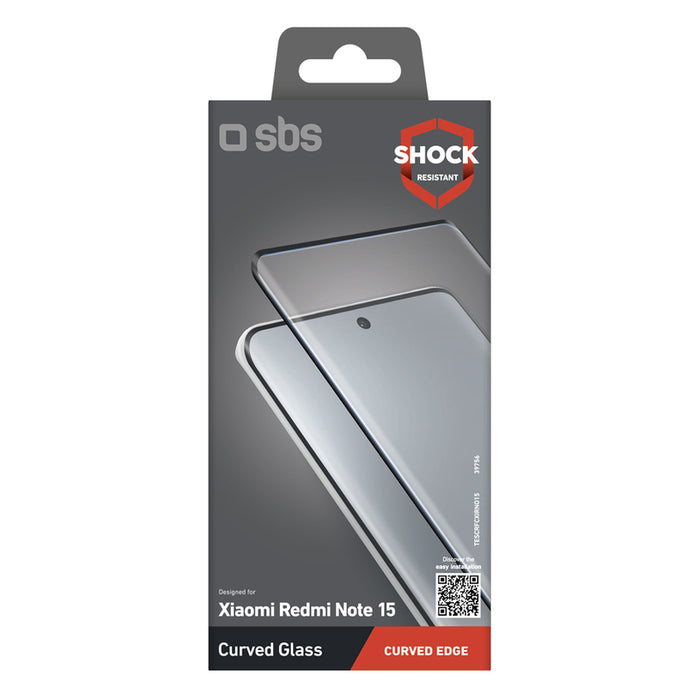 SBS Screenglass 4D Tempered Glass for Xiaomi Redmi Note 15