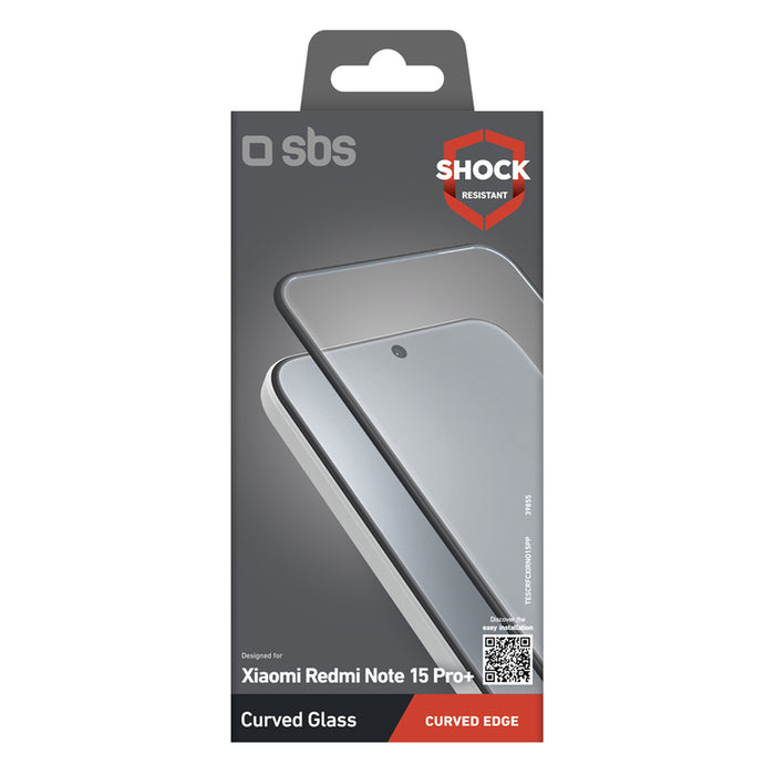 SBS Screenglass 4D Tempered Glass for Xiaomi Redmi Note 15 Pro+