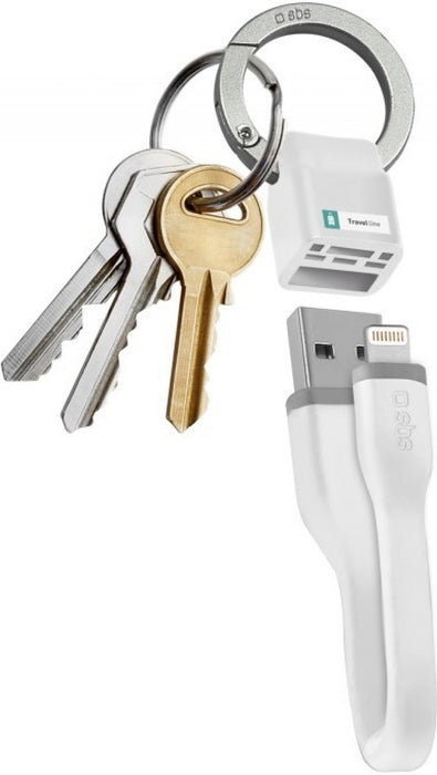 Cable SBS Data/Charge cable lightning MFI 12cm TECABLELIGPORTW