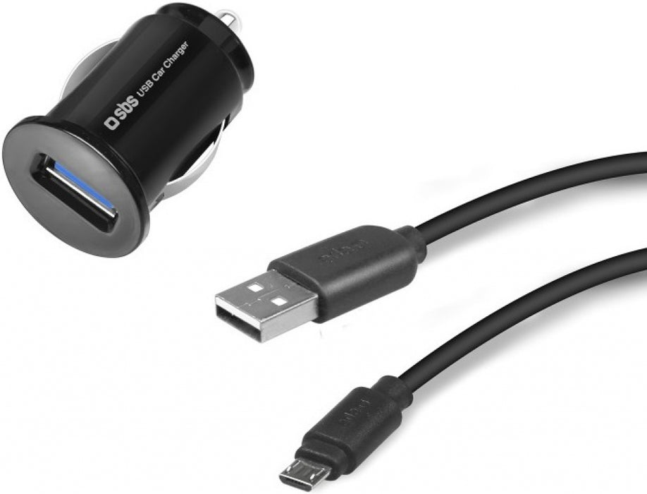Car charger SBS Car kit with mini TECARKITMIC2A