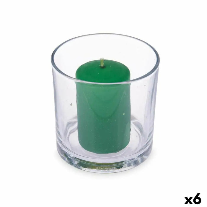 Scented Candle Acorde Bamboo Glass (6 Units) - Почистване Прахосмукачки И Гладене<<<Дом Градина<<<BigBuy&&&Ароматни