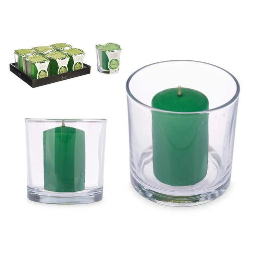 Scented Candle Acorde Bamboo Glass (6 Units) - Почистване Прахосмукачки И Гладене<<<Дом Градина<<<BigBuy&&&Ароматни