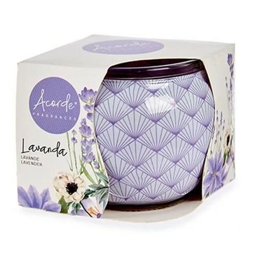 Scented Candle Acorde Lavendar (12 Units) - Почистване Прахосмукачки И Гладене<<<Дом Градина<<<BigBuy&&&Ароматни