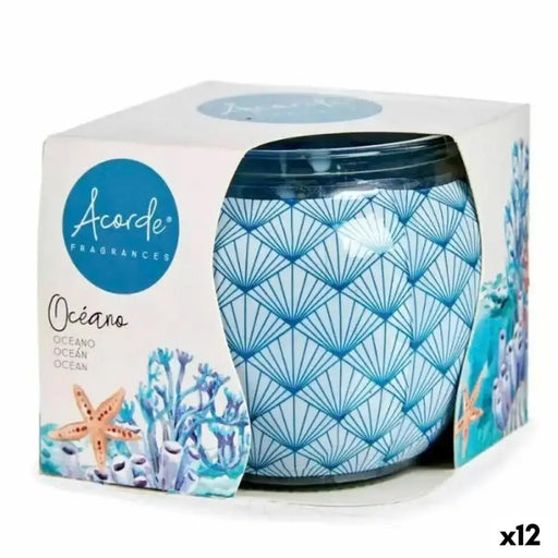 Scented Candle Acorde Ocean (12 Units) - Почистване Прахосмукачки И Гладене<<<Дом Градина<<<BigBuy&&&Ароматни