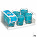 Scented Candle Set Acorde Ocean Glass (12 Units) - Почистване Прахосмукачки И Гладене<<<Дом Градина<<<BigBuy&&&Ароматни