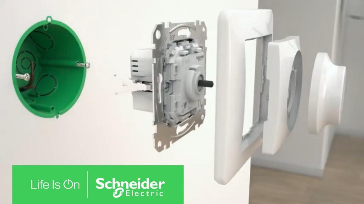 DIMMER LED ROTARY 200W CREAM SEDNA