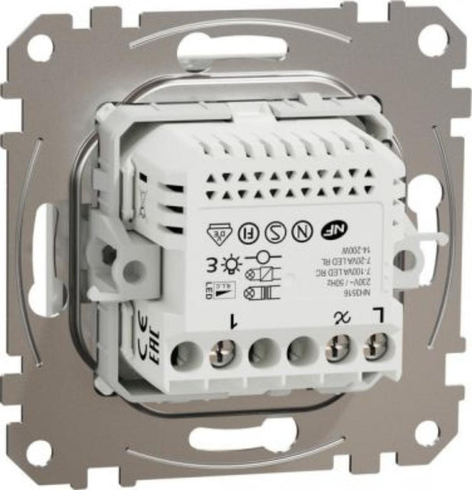 DIMMER LED ROTARY 200W CREAM SEDNA