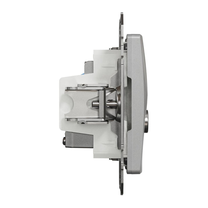 SOCKET TV+RJ45 CAT.6 UTP ALUMINUM SEDNA