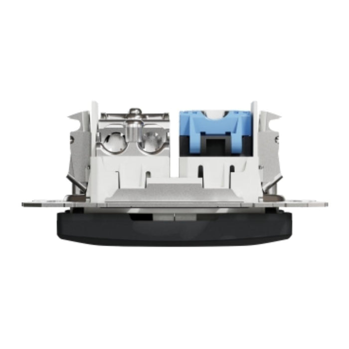 SOCKET TV+RJ45 CAT.6 UTP ANTHRACITE SEDNA