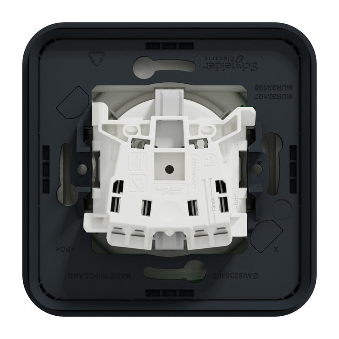 EV CONTACT SHUKO BUILT-IN ASSEMBLY ANTHRACITE