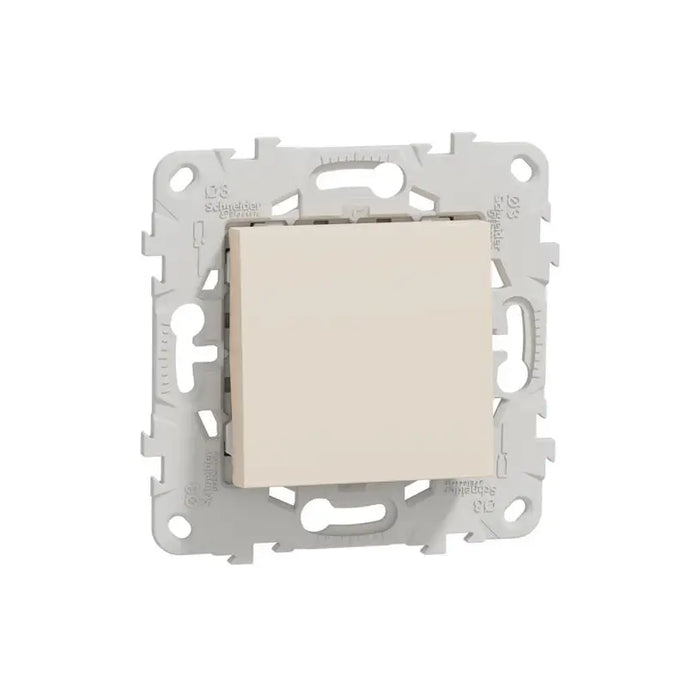 SCHNEIDER UNICA IVORY BUTTON (NU520644) - Ключове и контакти<<<Електроматериали<<<Praktiker&&&Ключове и